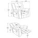 Conrad Upholstered Motion Glider Recliner Grey - Tony’s Furniture Store & Linen (GA) - Multi Location