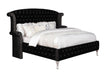 Deanna Queen Tufted Upholstered Bed Black - Tony’s Furniture Store & Linen (GA) - Multi Location