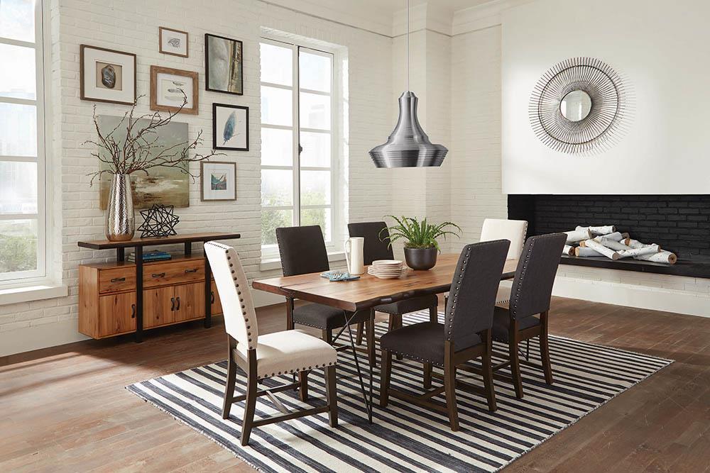 Twain Upholstered Side Chairs Beige (Set of 2) - Tony’s Furniture Store & Linen (GA) - Multi Location