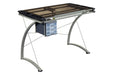 Melo 3-Drawer Drafting Desk Champagne - Tony’s Furniture Store & Linen (GA) - Multi Location