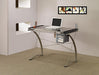Melo 3-Drawer Drafting Desk Champagne - Tony’s Furniture Store & Linen (GA) - Multi Location