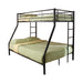 Hayward Twin Over Full Bunk Bed Black - Tony’s Furniture Store & Linen (GA) - Multi Location
