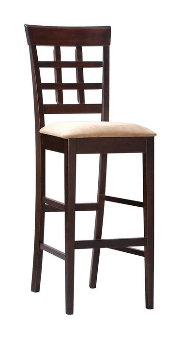Gabriel Upholstered Counter Height Stools Cappuccino and Beige (Set of 2) - Tony’s Furniture Store & Linen (GA) - Multi Location