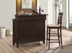 Gabriel Upholstered Counter Height Stools Cappuccino and Beige (Set of 2) - Tony’s Furniture Store & Linen (GA) - Multi Location