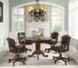 Turk 3-in-1 Round Pedestal Game Table Tobacco - Tony’s Furniture Store & Linen (GA) - Multi Location
