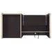 Halston Rectangular Connect-it Office Desk Cappuccino - Tony’s Furniture Store & Linen (GA) - Multi Location
