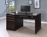 Halston 3-drawer Connect-it Office Desk Cappuccino - Tony’s Furniture Store & Linen (GA) - Multi Location