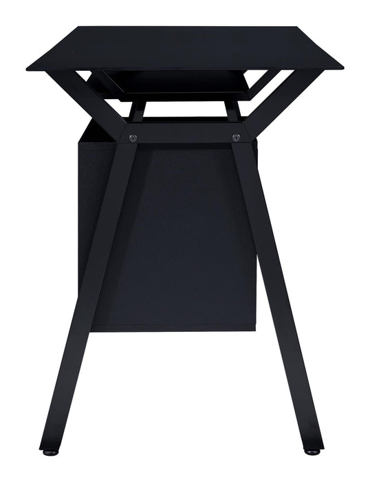 Weaving 2-drawer Computer Desk Black - Tony’s Furniture Store & Linen (GA) - Multi Location