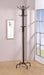 Collier 12-hook Coat Rack Black - Tony’s Furniture Store & Linen (GA) - Multi Location