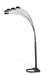Kayd 5-light Floor Lamp Satin Black - Tony’s Furniture Store & Linen (GA) - Multi Location