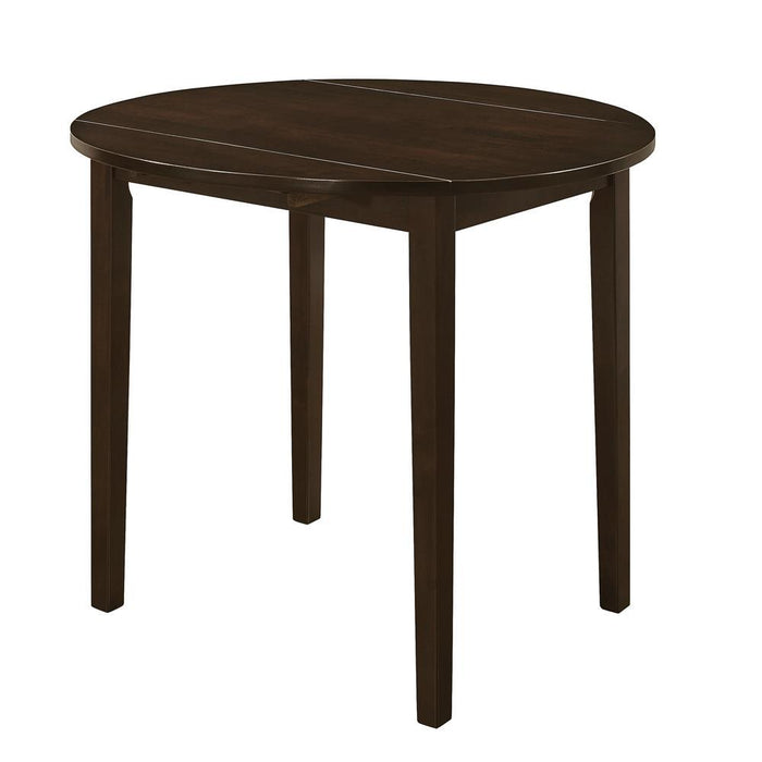 Bucknell 3-piece Dining Set with Drop Leaf Cappuccino and Tan - Tony’s Furniture Store & Linen (GA) - Multi Location