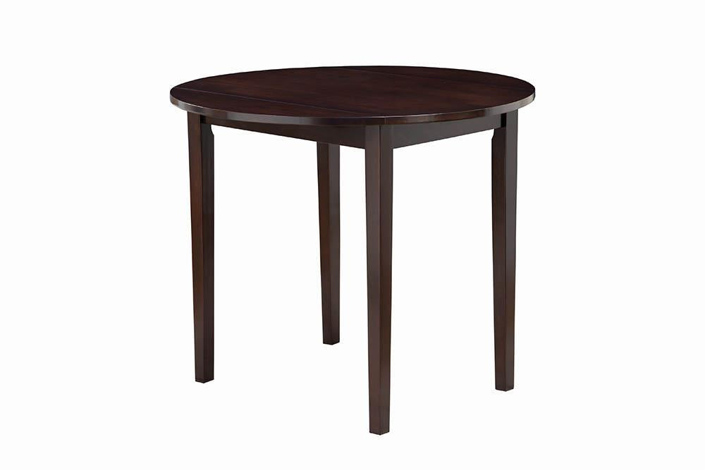 Bucknell 3-piece Dining Set with Drop Leaf Cappuccino and Tan - Tony’s Furniture Store & Linen (GA) - Multi Location