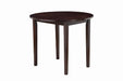Bucknell 3-piece Dining Set with Drop Leaf Cappuccino and Tan - Tony’s Furniture Store & Linen (GA) - Multi Location