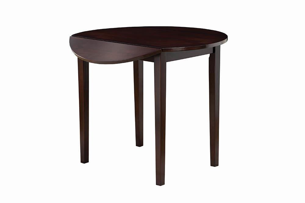 Bucknell 3-piece Dining Set with Drop Leaf Cappuccino and Tan - Tony’s Furniture Store & Linen (GA) - Multi Location