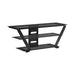 Donlyn 2-tier TV Console Black - Tony’s Furniture Store & Linen (GA) - Multi Location