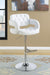 Brandi Adjustable Bar Stool Chrome and White - Tony’s Furniture Store & Linen (GA) - Multi Location