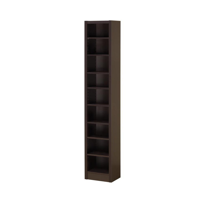 Eliam Rectangular Bookcase with 2 Fixed Shelves Cappuccino - Tony’s Furniture Store & Linen (GA) - Multi Location