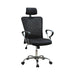 Stark Mesh Back Office Chair Black and Chrome - Tony’s Furniture Store & Linen (GA) - Multi Location
