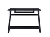 Mallet Computer Desk with Bottom Shelf Black - Tony’s Furniture Store & Linen (GA) - Multi Location