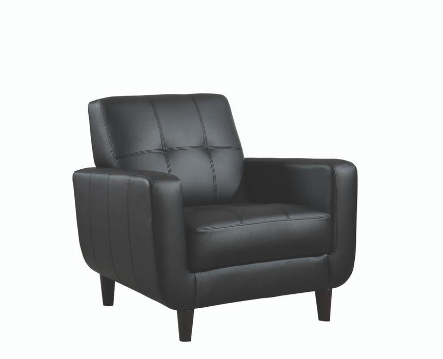 Aaron Padded Seat Accent Chair Black - Tony’s Furniture Store & Linen (GA) - Multi Location