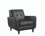 Aaron Padded Seat Accent Chair Black - Tony’s Furniture Store & Linen (GA) - Multi Location