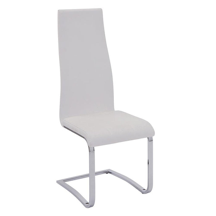 Montclair High Back Dining Chairs Black and Chrome (Set of 4) - Tony’s Furniture Store & Linen (GA) - Multi Location