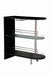 Adolfo 3-tier Bar Table Glossy Black and Clear - Tony’s Furniture Store & Linen (GA) - Multi Location