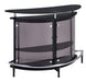 Amarillo 2-tier Bar Unit Black and Chrome - Tony’s Furniture Store & Linen (GA) - Multi Location