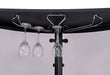 Amarillo 2-tier Bar Unit Black and Chrome - Tony’s Furniture Store & Linen (GA) - Multi Location