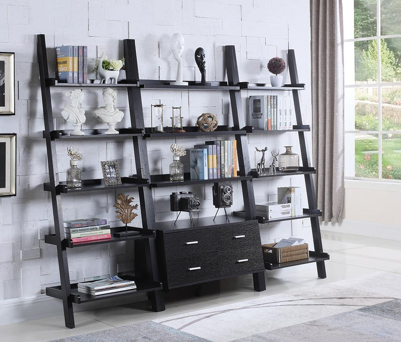 Colella 4-drawer Storage Bookcase Cappuccino - Tony’s Furniture Store & Linen (GA) - Multi Location