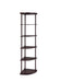 Bonwick 5-shelf Corner Bookshelf Cappuccino - Tony’s Furniture Store & Linen (GA) - Multi Location