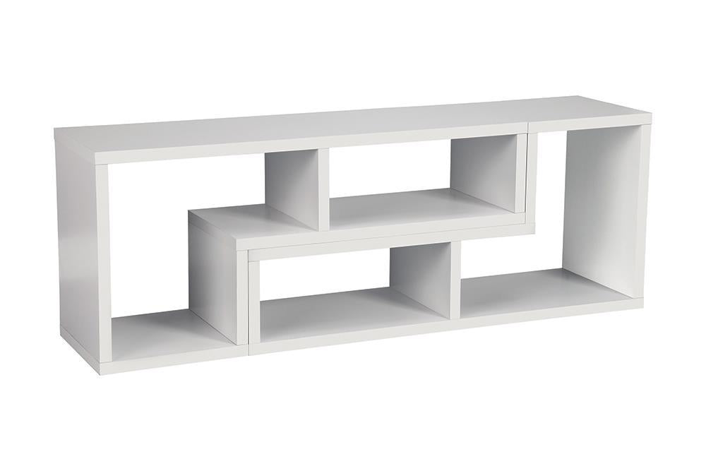 Velma Convertible TV Console and Bookcase White - Tony’s Furniture Store & Linen (GA) - Multi Location