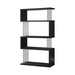 Emelle 4-tier Bookcase Black and Clear - Tony’s Furniture Store & Linen (GA) - Multi Location