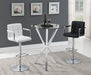 Palomar Adjustable Height Bar Stool Black and Chrome - Tony’s Furniture Store & Linen (GA) - Multi Location