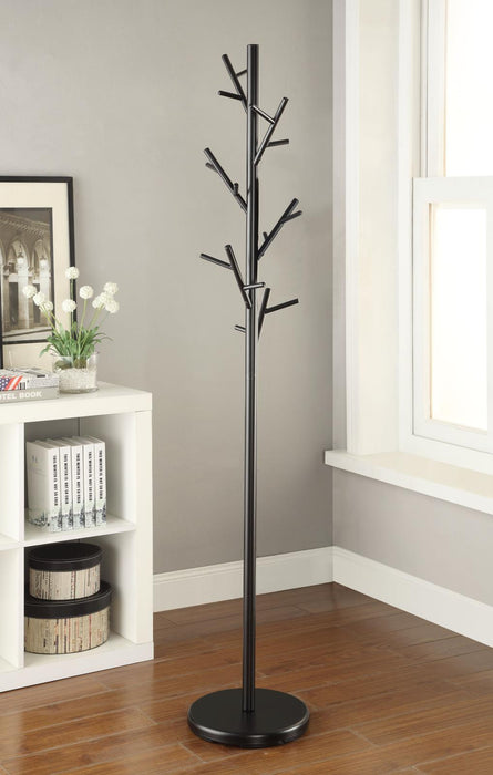 Clover 18-Hook Coat Rack Black - Tony’s Furniture Store & Linen (GA) - Multi Location