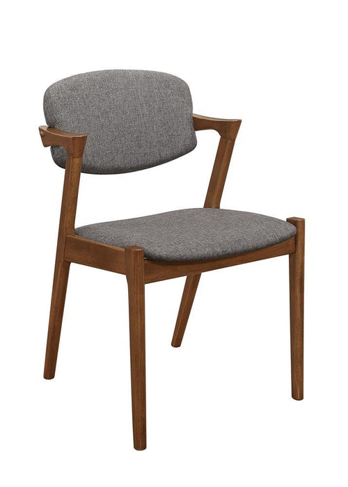 Malone Dining Side Chairs Grey and Dark Walnut (Set of 2) - Tony’s Furniture Store & Linen (GA) - Multi Location