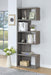 Joey 5-tier Bookcase Weathered Grey - Tony’s Furniture Store & Linen (GA) - Multi Location
