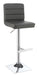 Bianca Upholstered Adjustable Bar Stools Grey and Chrome (Set of 2) - Tony’s Furniture Store & Linen (GA) - Multi Location