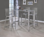 Juelia Bar Stools Chrome and Clear Acrylic (Set of 2) - Tony’s Furniture Store & Linen (GA) - Multi Location