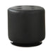Bowman Round Upholstered Ottoman Black - Tony’s Furniture Store & Linen (GA) - Multi Location