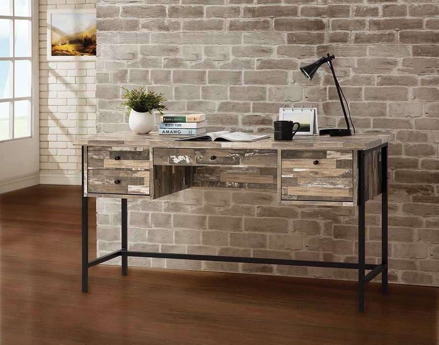 Kemper 4-drawer Writing Desk Salvaged Cabin - Tony’s Furniture Store & Linen (GA) - Multi Location