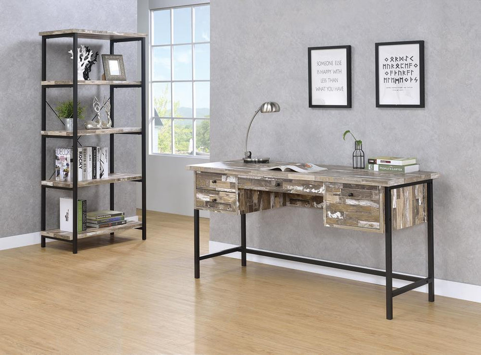 Kemper 4-drawer Writing Desk Salvaged Cabin - Tony’s Furniture Store & Linen (GA) - Multi Location