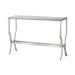 Saide Rectangular Sofa Table with Mirrored Shelf Chrome - Tony’s Furniture Store & Linen (GA) - Multi Location