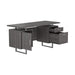 Lawtey Floating Top Office Desk Weathered Grey - Tony’s Furniture Store & Linen (GA) - Multi Location