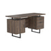 Lawtey Floating Top Office Desk Weathered Grey - Tony’s Furniture Store & Linen (GA) - Multi Location