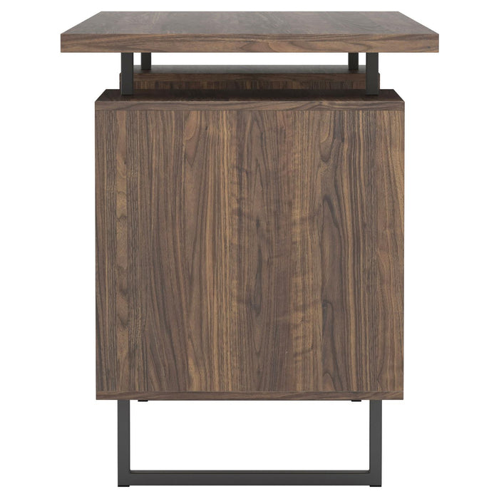 Lawtey Floating Top Office Desk Weathered Grey - Tony’s Furniture Store & Linen (GA) - Multi Location