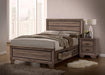 Kauffman California King Panel Bed Washed Taupe - Tony’s Furniture Store & Linen (GA) - Multi Location