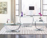Danville U-shaped Sofa Table Chrome - Tony’s Furniture Store & Linen (GA) - Multi Location