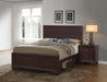 Kauffman Eastern King Panel Bed Dark Cocoa - Tony’s Furniture Store & Linen (GA) - Multi Location