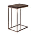 Pedro Expandable Top Accent Table Chestnut and Chrome - Tony’s Furniture Store & Linen (GA) - Multi Location